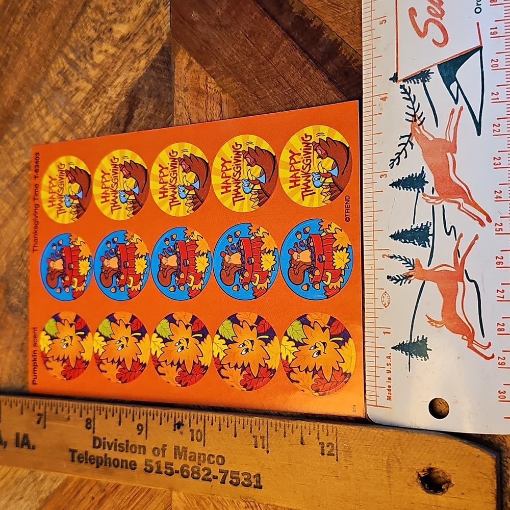 Trend Pumpkin Scent Thanksgiving Time sticker sheet